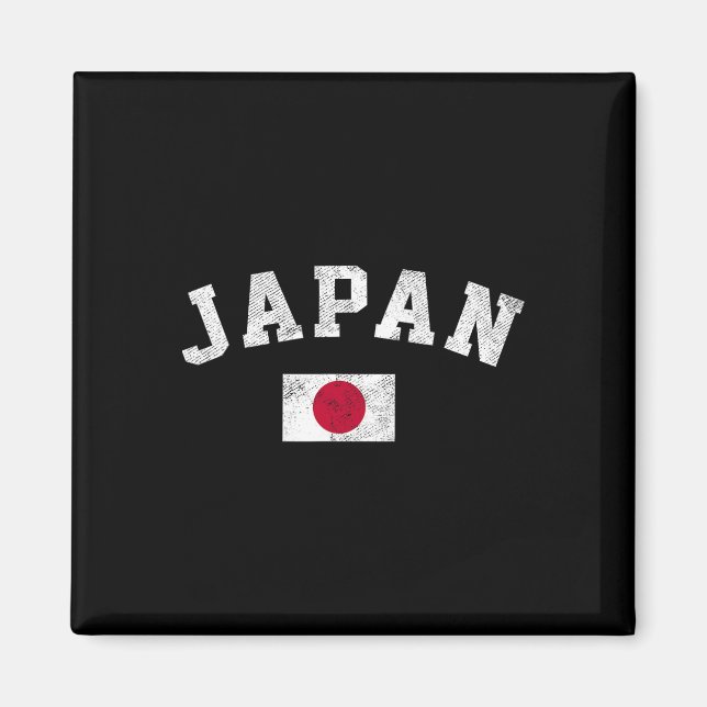 Japanska Flagga Japan Pride Roots Independence day Magnet (Framsidan)