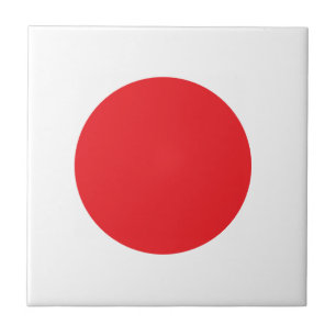 Japanska flagga kakelplatta
