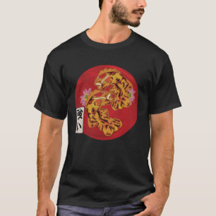 Japanska Flagga Koi Fish Koi Carp Aquarium Koi Kan T Shirt