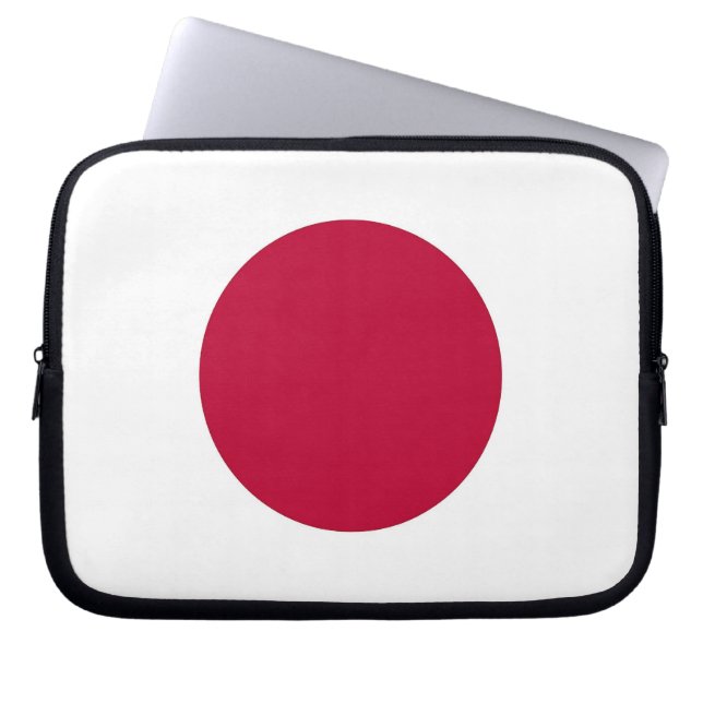 Japanska Flagga Laptop sleeve (Framsidan)
