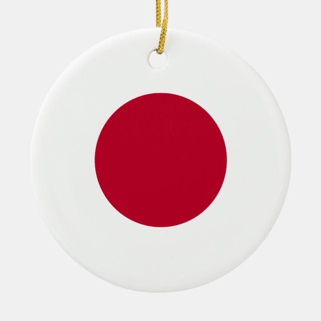 Japanska Flagga Ornament (Framsidan)