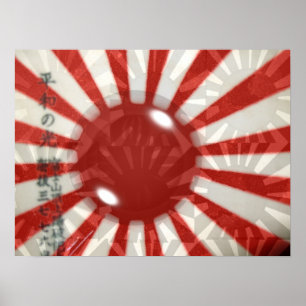 Japanska Flagga Poster