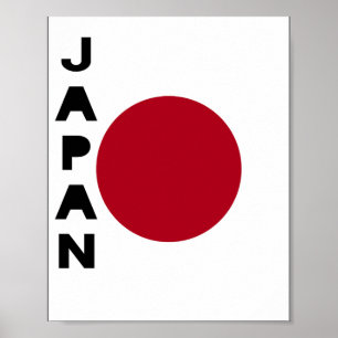 Japanska Flagga Poster