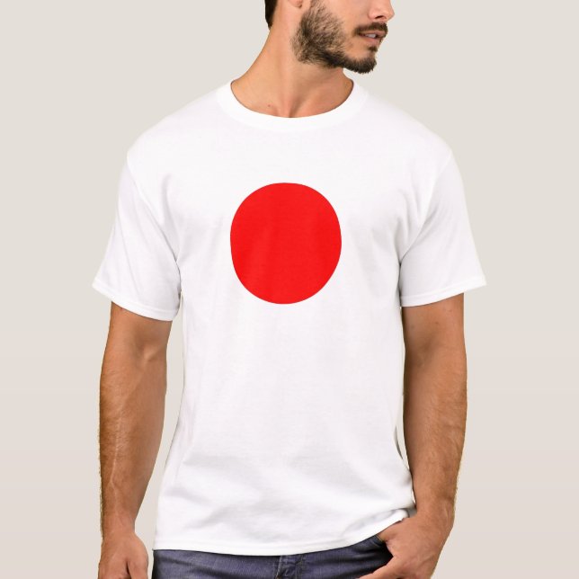 Japanska Flagga T-shirt (Framsida)