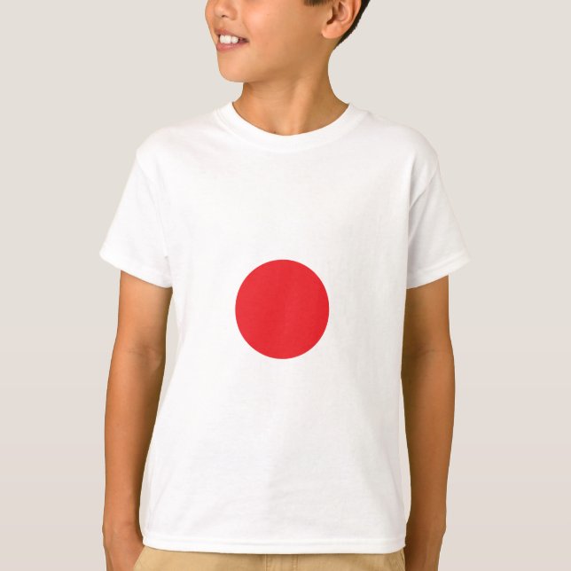 Japanska flagga t-shirt (Framsida)