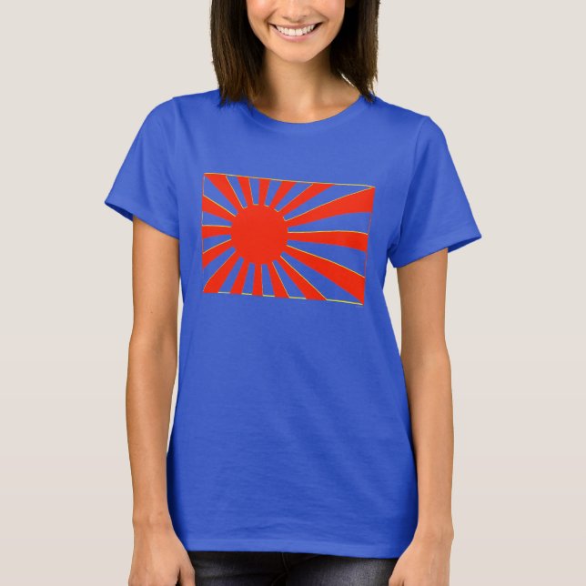 Japanska Flagga Tee Shirt (Framsida)