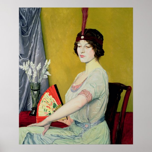 Japanska Fläkt, 1914 Poster (Framsidan)