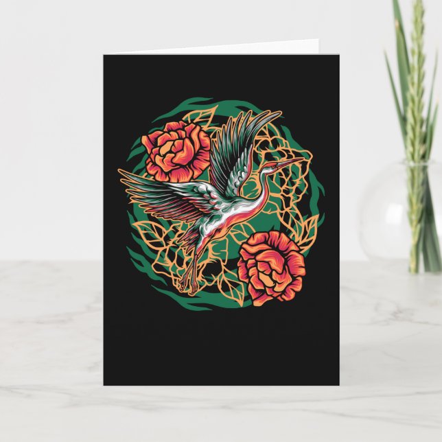 Japanska flygtranar med Ro Design Kort (Framsida)