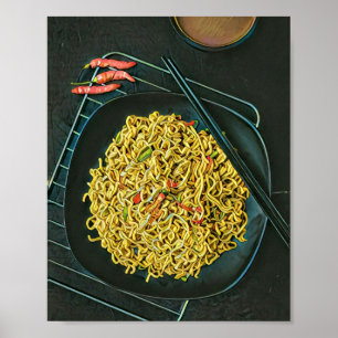 Japanska Foodie älskare Poster