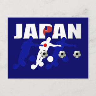 Japanska fotbollsspelare och fotbollsgåvor från fl vykort