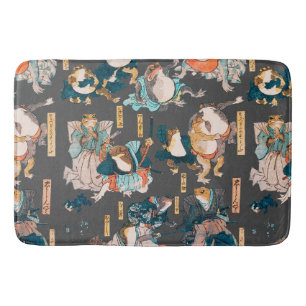 Japanska Frog ukiyo-e Froggies Badrumsmatta