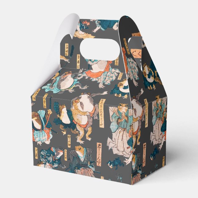 Japanska Frog ukiyo-e Froggies Presentaskar (Framsidan Sidan)