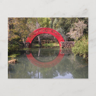 Japanska Garden Bridge Vykort
