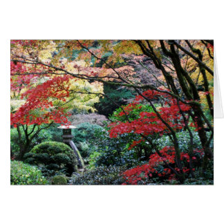 Japanska Garden Hälsningskort