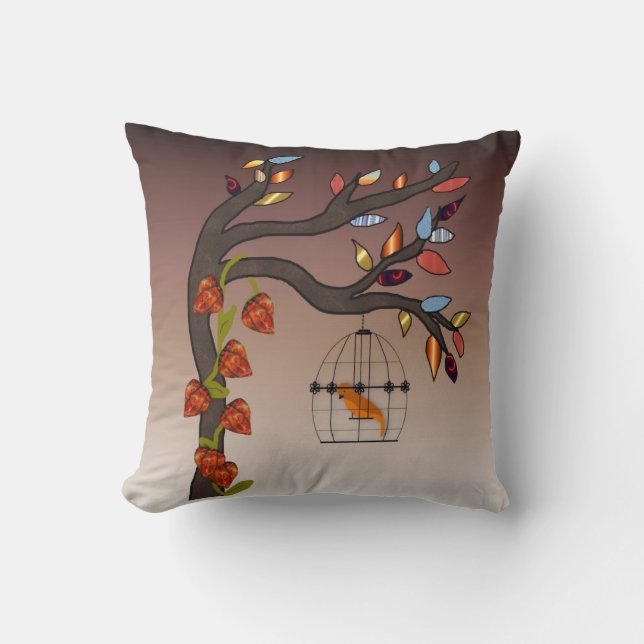 Japanska Garden Pillow Kudde (Framsida)