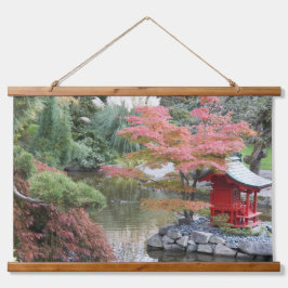 Japanska Garden Pond Scene liggande