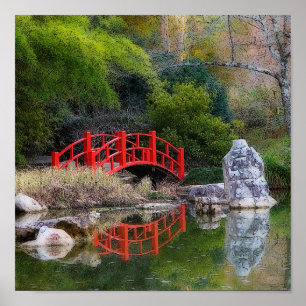 Japanska Garden Poster