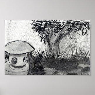 Japanska Garden Poster