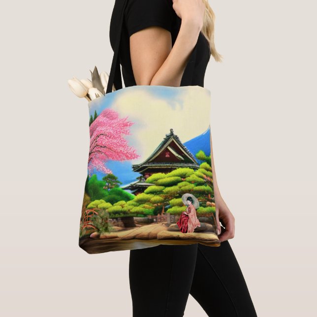 Japanska Garden Tygkasse (Närbild)