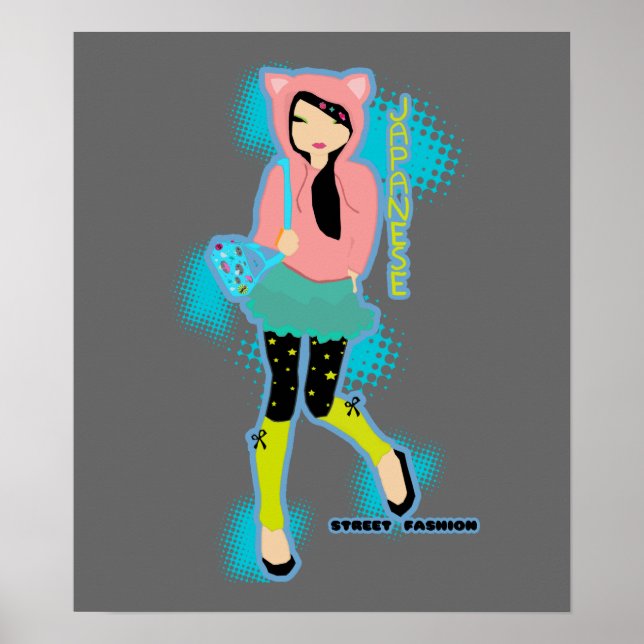 Japanska gatan Mode Poster (Framsidan)