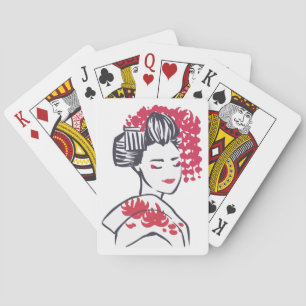 Japanska Geisha Casinokort