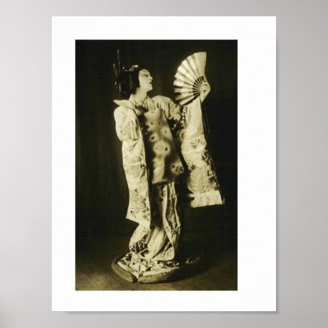 Japanska Geisha poster (Framsidan)