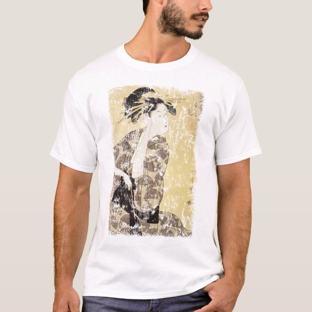Japanska Geisha T-shirt (Framsida)