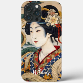 Japanska Geisha Ukiyo e Art Namn