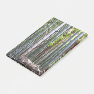 Japanska Giant Bamboo Forest, Sagano, Kyoto, Japan Post-it Block