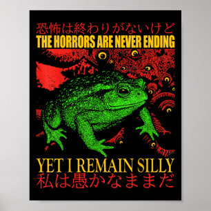 Japanska groddar tar aldrig slut, men jag minns poster
