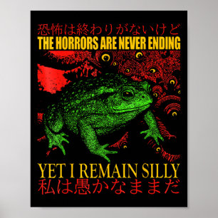 Japanska groddar tar aldrig slut, men jag minns poster