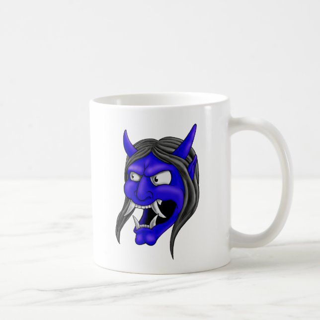 Japanska Hannya maskerar Kaffemugg (Höger)