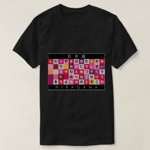 Japanska Hiragana bord T Shirt