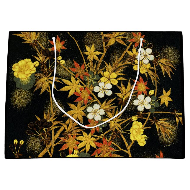 Japanska höstlöv Antik Botanisk (Framsidan)