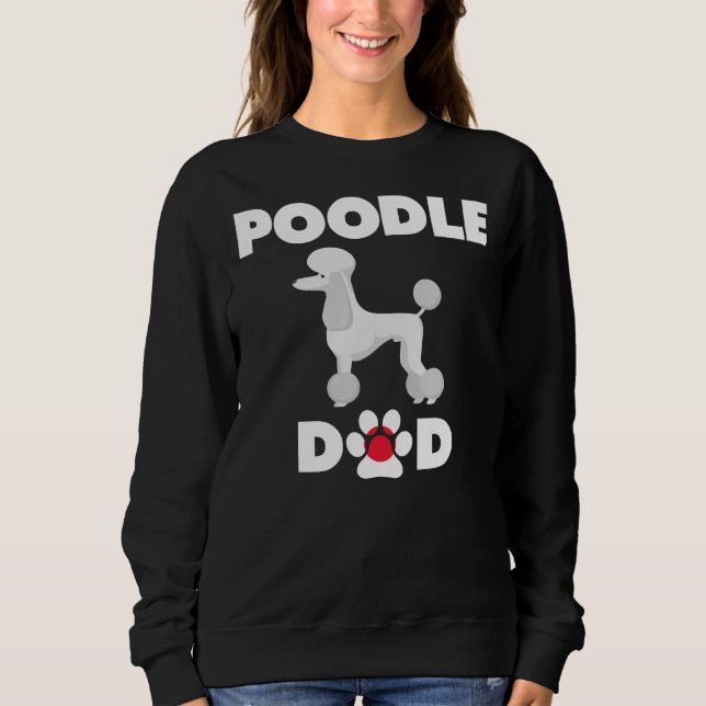 Japanska Hund Pudel Pappa Passande T Shirt (Framsida)
