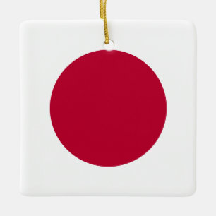 Japanska (japanska) Flagga Julgransprydnad Keramik