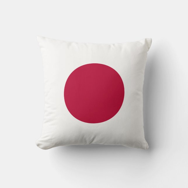 Japanska (japanska) Flagga Kudde (Framsida)