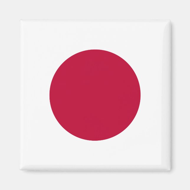 Japanska (japanska) Flagga Magnet (Framsidan)