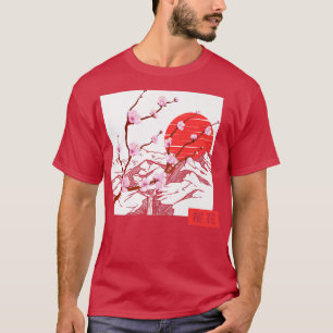 Japanska japanska Flower Älskare Sakura Cherry Blo T Shirt