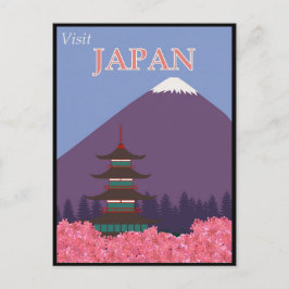 Japanska japanska Vintage resor Poster Vykort