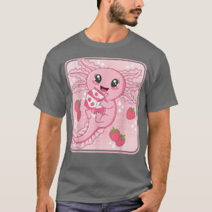 Japanska jordgubbsbär Mjölk Anime Rosa Kawaii Aest T Shirt