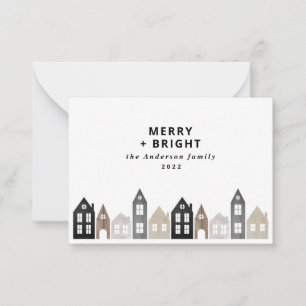 Japanska jultomtens snyggt för Nordiska hus Anteckningskort