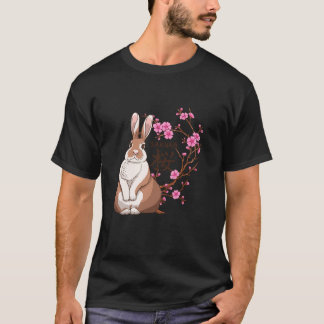 Japanska kanin Sakura Cherry Blossom Flower Trees T Shirt
