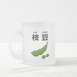 Japanska Kanji Edamame Frostad Glasmugg