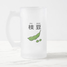 Japanska Kanji Edamame Frostat Ölglas