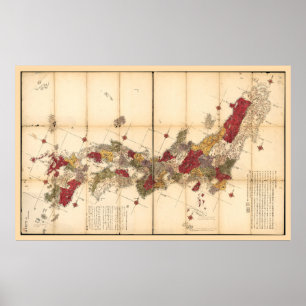 Japanska Karta (1779) Poster