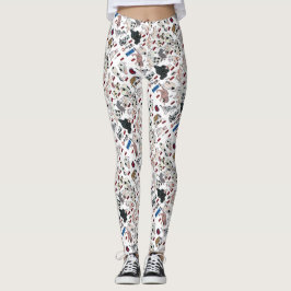 Japanska katter, Kuniyoshi, Ukiyo-e Leggings