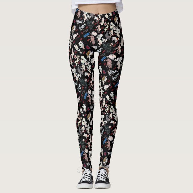 Japanska katter, Kuniyoshi, Ukiyo-e Leggings (Framsida)