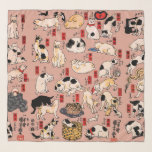 japanska katter Ukiyo-e Funny kattunge<br><div class="desc">Den här bilden baseras på ukiyo-e Cats-utskriften från den japanska tryckkonstanten Utagawa Kuniyoshi (1797-1861). Den här antika ukiyo-e-utskriften har femtiofem katter som verkar göra alla sorters kattunge sak. Katter som föreslås som 53 Station i Tōkaidō,  1850</div>