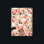 japanska katter Ukiyo-e Funny kattunge Canvastryck<br><div class="desc">Den här bilden baseras på ukiyo-e Cats-utskriften från den japanska tryckkonstanten Utagawa Kuniyoshi (1797-1861). Den här antika ukiyo-e-utskriften har femtiofem katter som verkar göra alla sorters kattunge sak. Katter som föreslås som 53 Station i Tōkaidō,  1850</div>